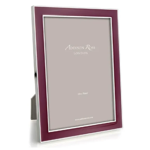 Addison Ross – Plum & Silver 4×6 Frame