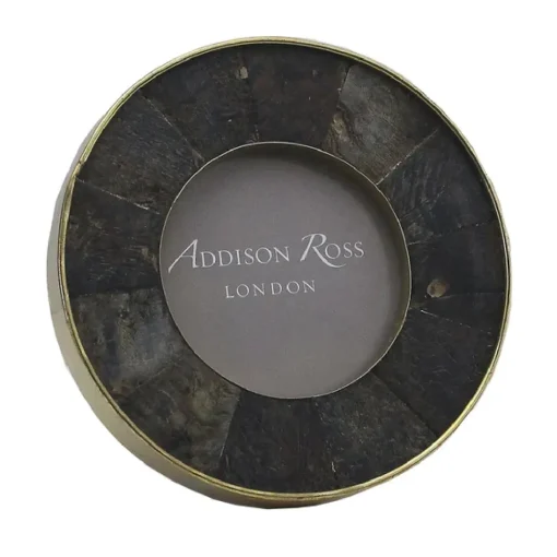 Addison Ross – Round Black Horn 3×3 Frame