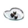 Annieglass – Platinum Heart Plate 7″