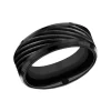 Black Titanium Swirl Center 8mm Band