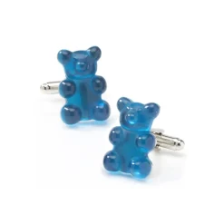 Blue Gummy Bear Cufflinks