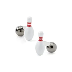 Bowling Ball & Pin Cufflinks