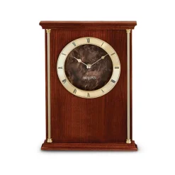 Bulova – Oak Clock w/ Engravable Plaque