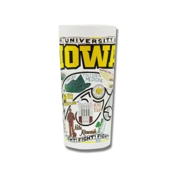 Cat Studio – University of Iowa Drinking Glass