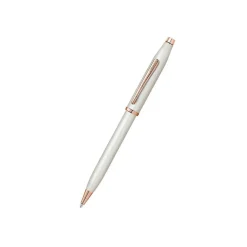 Century II Pearlescent White Lacquer Ballpoint Pen