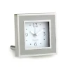 Chiffon and Silver Square Silent Alarm Clock