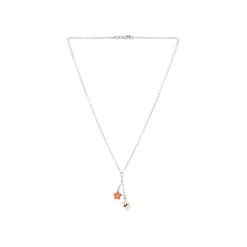 Children’s Sterling Silver Flower and Bee Necklace