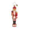 Christopher Radko – Drumming Up Delight Nutcracker Glass Ornament