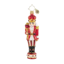 Christopher Radko – Drumming Up Delight Nutcracker Glass Ornament