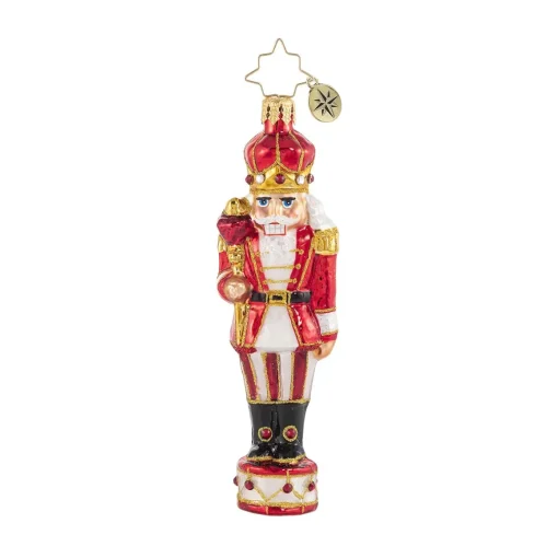 Christopher Radko – Drumming Up Delight Nutcracker Glass Ornament