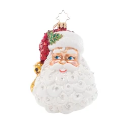 Christopher Radko – Sparking Saint Nick Glass Ornament