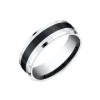 Cobalt and Ceramic Wedding Band