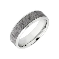 Cobalt Chrome Meteorite Wedding Band
