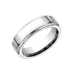 Cobalt Chrome 7mm Polished Finish Wedding Band
