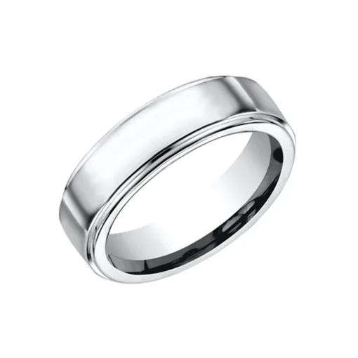 Cobalt Chrome 7mm Polished Finish Wedding Band