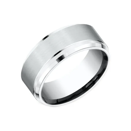 Cobalt Comfort Fit Wedding Band