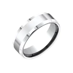 Cobalt Comfort-Fit Polished Wedding Band
