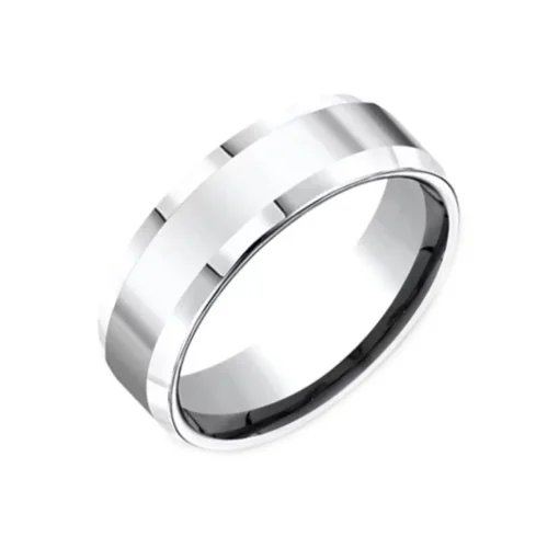 Cobalt Comfort-Fit Polished Wedding Band