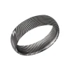 Damascus Steel Domed Wedding Band