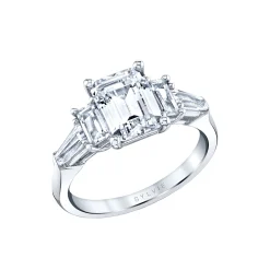 Emerald Cut Five Stone Engagement Ring – Bree