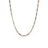 Estate 14K Rose Gold Ellitical Link Chain