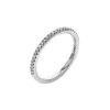 Estate 14K White Gold 0.16 Carat Diamond Band