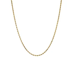 Estate 14K Yellow Gold 16-Inch Rope Chain