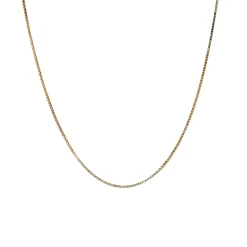 Estate 14K Yellow Gold 15-Inch Heavy Box Chain