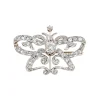 Estate Two-Tone Butterfly Diamond Pin and Pendant