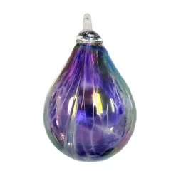 Glass Eye Studio – Amethyst Raindrop Ornament