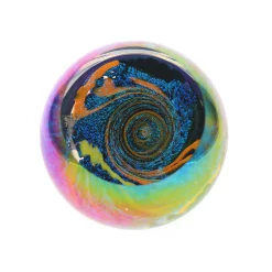 Glass Eye Studio – Black Fireball Paperweight