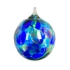 Glass Eye Studio – Blue Mosaic Round Ornament