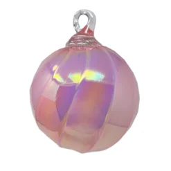 Glass Eye Studio – Bubble Gum Twist Round Ornament