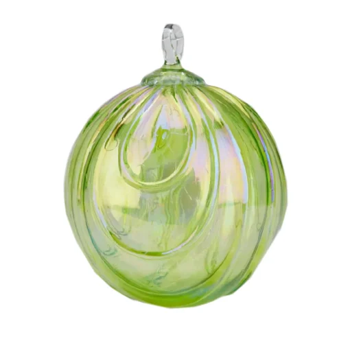 Glass Eye Studio – Evergreen Drape Round Ornament