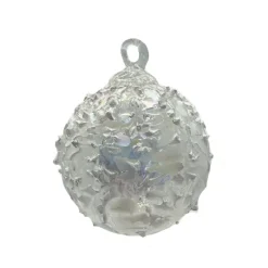 Glass Eye Studio – Frosty Round Ornament