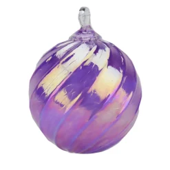 Glass Eye Studio – Gum Drop Twist Round Ornament