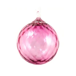 Glass Eye Studio – Rose Diamond Facet Round Ornament
