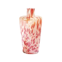 Global Views – Small Confetti Shoulder Red/Beige Vase