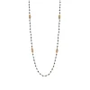 Gold Filled Beaded Quartz Necklace