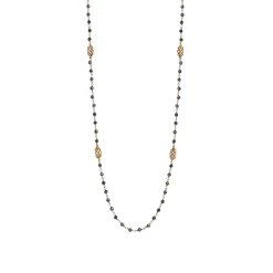 Gold Filled Beaded Quartz Necklace