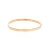 Gold Filled Round Bangle Bracelet