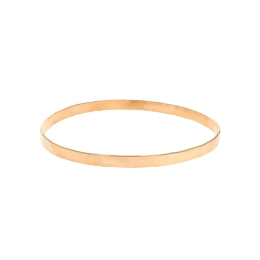 Gold Filled Round Bangle Bracelet