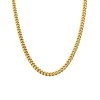 Gold Plated Stainless Steel Miami Cuban Necklace