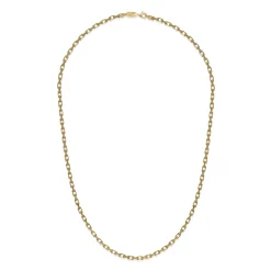Gold Plated Sterling Silver Oval Link Chain