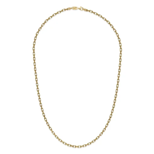 Gold Plated Sterling Silver Oval Link Chain