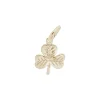 Gold Plated Sterling Silver Shamrock Charm