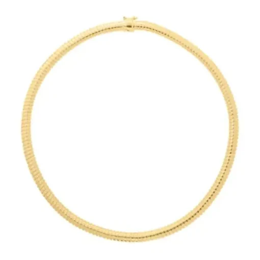 Gold-Plated Sterling Silver Tubogas Necklace