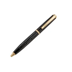 Graphic Image – Black Crocodile Embossed Leather Wrapped Pen