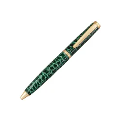Graphic Image – Emerald Green Crocodile Leather Wrapped Pen