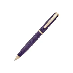 Graphic Image – Purple Goatskin Leather Wrapped Pen